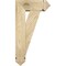 Ekena Millwork Traditional Arts and Crafts Rough Sawn Bracket w/ Offset Brace, Douglas Fir, 6"W x 14"D x 26"H BKT0604X14X26TRA03RDF - alternate 4